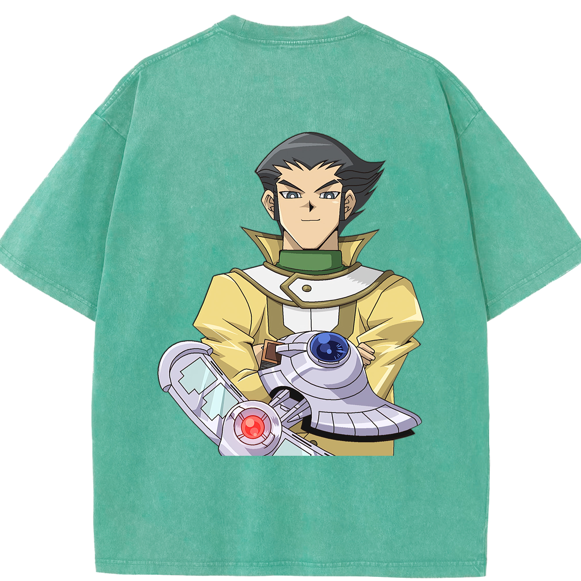 （画像用） 遊☆戯☆王 Yu-Gi-Oh! 綿100% ヴィンテージ風 半袖Tシャツ（背面プリント）
